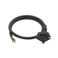 6-WAY SUPER SEALED CAR END W/ 4' CA
