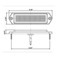 LED WARNING;12 DIODE;RED/BLUE;IP67;