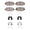 DFC 17-19 Kia Cadenza Rear 5000 Advanced Ceramic Brake Pads and Hardware Kit