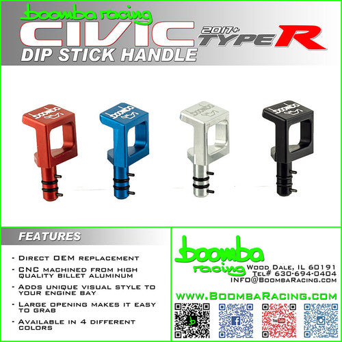 Boomba Racing Mustang GT Dip Stick Handle-Red