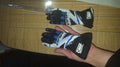 OMP KS-3 Gloves Black/W/Blue - Size 4 (For Children)