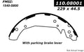 Centric Premium Brake Shoes - Rear