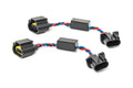 PAIR OF HIGH 4 ADAPTER WITH H13 PLU