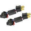 PAIR OF HIGH 4 ADAPTER WITH H4 PLUG