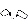 Mirror Set for Jeep 87-93 YJ w/ Full Hard Doors & 87-90 XJ, MJ w/o Remote Mirror Crown Automotive