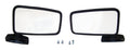 Mirror Set for Jeep 87-93 YJ w/ Full Hard Doors & 87-90 XJ, MJ w/o Remote Mirror Crown Automotive