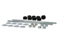 UNIVERSAL SWAY BAR LINK SET 280MM THREADED ROD W/BUSHINGS AND HARDWARE