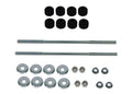 UNIVERSAL SWAY BAR LINK SET 280MM THREADED ROD W/BUSHINGS AND HARDWARE
