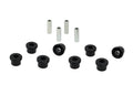 Control arm - lower inner bushing 4 Bushings 2 Tubes Grease