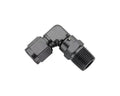Fragola -8AN Female Swivel To 3/8 NPT - 90 Degree - Black