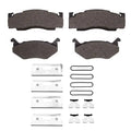 DFC 73-89 Chrysler Imperial Rear/Front 5000 Advanced Semi Metallic Brake Pads and Hardware Kit