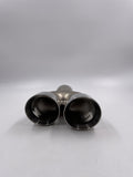 DUAL 3.00IN DOUBLE WALL ANGLE TIP DRIVER SIDE/LEFT SS EXHAUST TIP 2.25IN ID / 3.