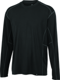 FIRSTGEAR Base Layer Shirt Lightweight Long-Sleeve Dark Grey - Large