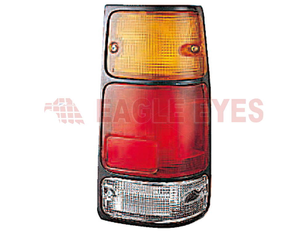 LH TAILLAMP ASSY; W/BLACK RIM; AMIGO 8894