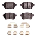 DFC 14-19 Fiat 500L Rear 5000 Advanced Ceramic Brake Pads and Hardware Kit