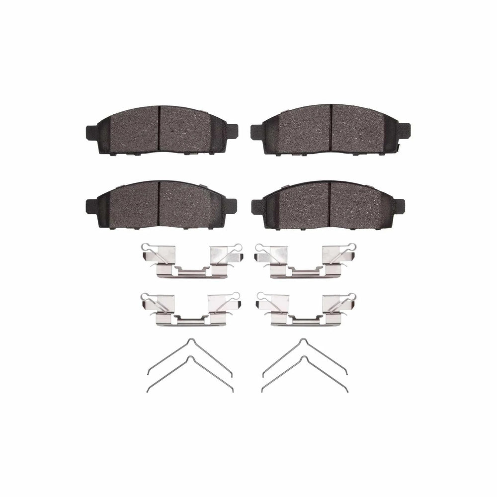 R1 07-17 Mitsubishi L200 (Mexico) Front Ceramic Brake Pads and Hardware Kit