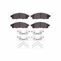 R1 07-17 Mitsubishi L200 (Mexico) Front Ceramic Brake Pads and Hardware Kit