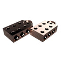 600 Series Aluminum Terminal Blocks 1/0 2 Spots M6/M8 Bolts Pair