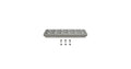 Westin 11in Step Plate w/screws (Set of 2)- Stainless Steel