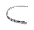 21IN STAINLESS STEEL BRAIDED PTFELINED LEADER HOSE W/CHECK VALVE(3/8IN SWIVEL)