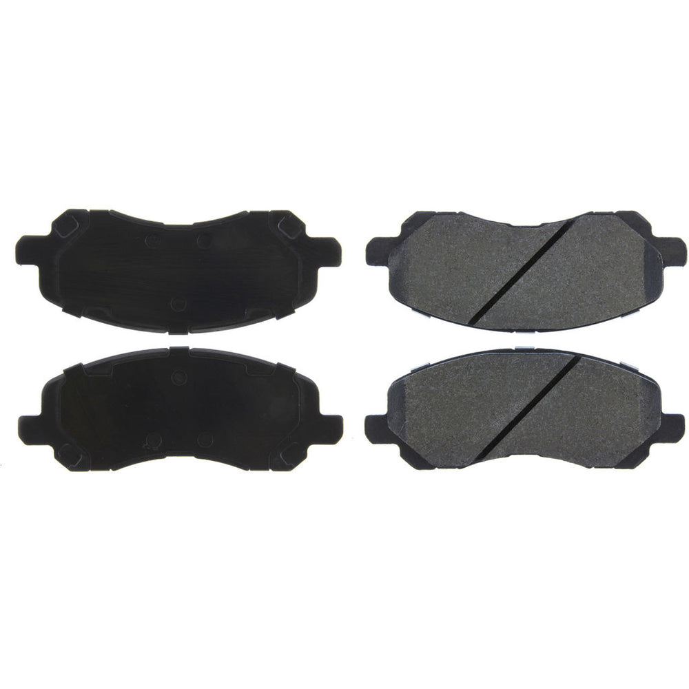 Centric Posi-Quiet Semi-Metallic Brake Pads w/Hardware - Front