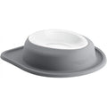 WeatherTech Pet Feeding System Single Low 64oz 3in. Poly Bowl - Dark Grey