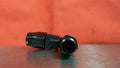 Fragola -6AN x 90 Degree Hose End x 1/4 NPT - Black