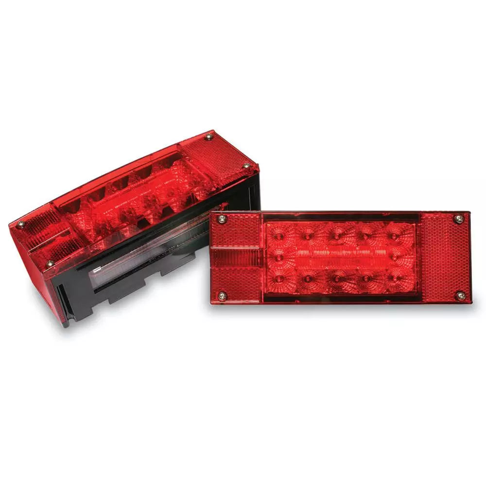 LED LOW PROFILE TRAILER LIGHT WITH LICENSE LIGHT (>80IN) SUBMERSIBLE