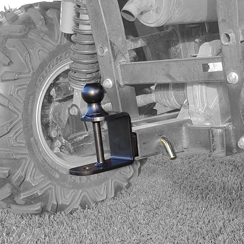 BLACK BOAR ATV/UTV BALLMOUNT 2IN BALL 1 1/4IN SHANK