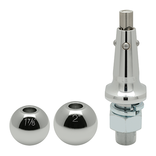 10000LB 1IN SHANK W/ 1 7/8IN & 2IN BALLS INTERCHANGEABLE HITCH BALL SET