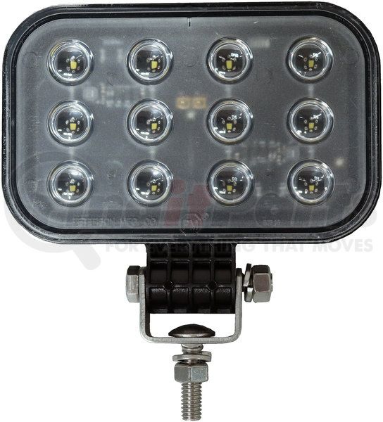 LED WORK LGT SQR PED MNT HRDWRD HSG