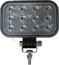LED WORK LGT SQR PED MNT HRDWRD HSG