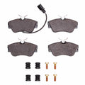 R1 00-00 Volkswagen EuroVan Front Ceramic Brake Pads and Hardware Kit