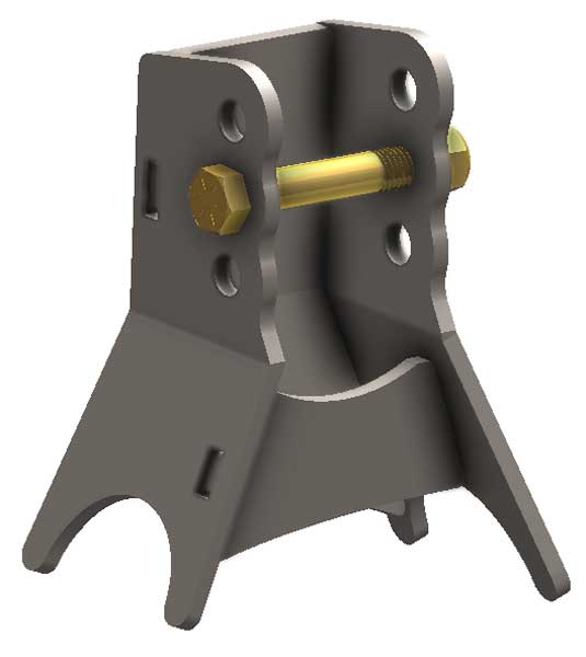 JEEP JK DANA 30 AND DANA 44 FRONT AXLE UPPER 3 LINK TOWER