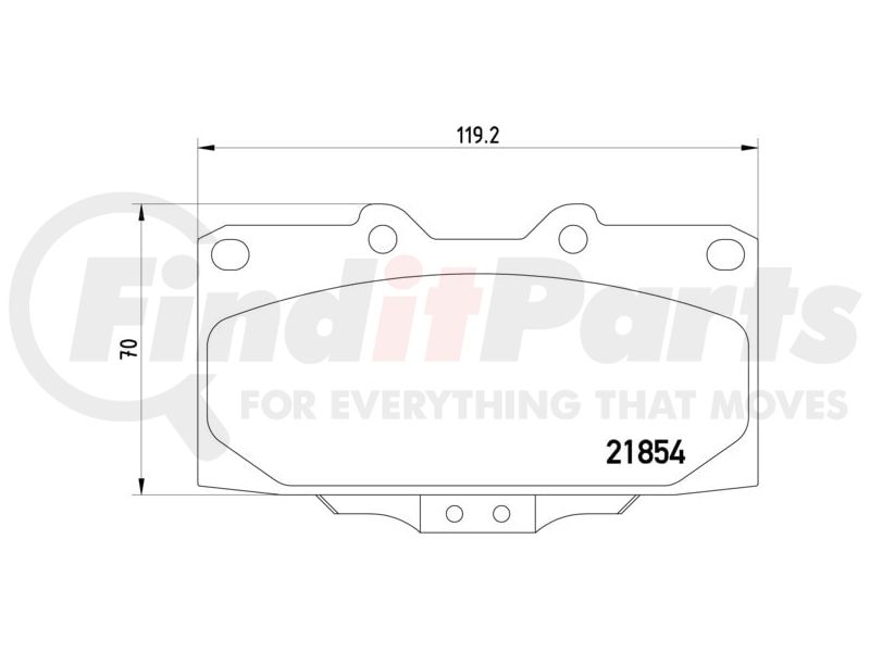 BRAKE PAD SET DISC BRAKE 8DB