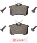 Brembo 97-98 Audi A4 Premium NAO Ceramic OE Equivalent Pad - Rear
