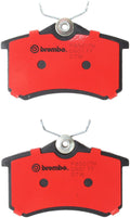 Brembo 97-98 Audi A4 Premium NAO Ceramic OE Equivalent Pad - Rear