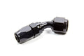 Fragola -10AN Fem x -8AN Hose 45 Degree Reducing Hose End - Black