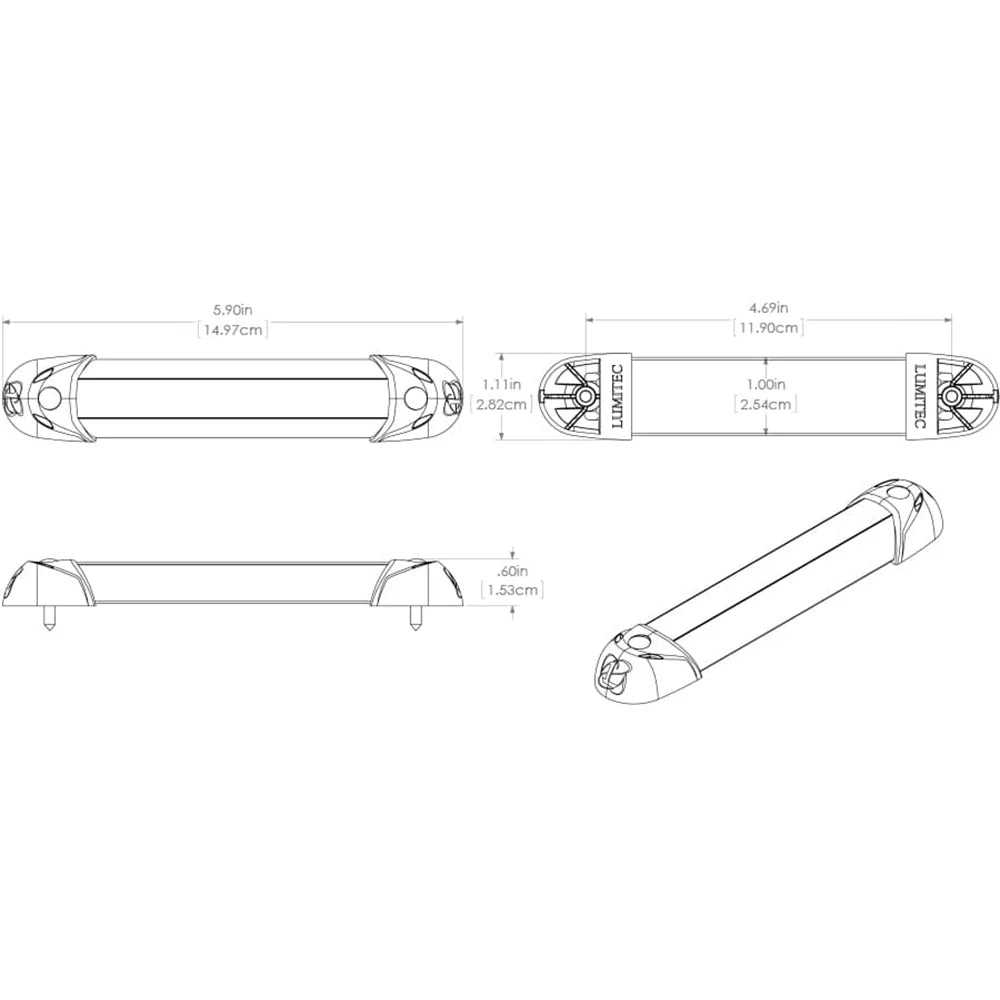 LUMITEC red auto part