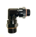 Fragola -10AN (7/8-14) 180 Degree ORB Adapter Black