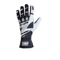 OMP KS-3 Gloves Black/White - Size 4 (For Children)