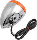 Bikers Choice Chrome Bullet Rear Turn Signal Single Filament Amber Replaces 67104-83 68977-00