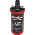 Edelbrock Ignition Coil - Electric Oil Filled - .70 PR Red w/ Black Top