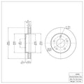 R1 Concepts Brake Rotor Fits Buick Century