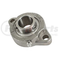 REPLACEMENT 2HOLE 1 INCH FLANGED STAINLESS STEEL AUGER BEARING FOR SALTDOGG SHPE SERIES SPREADERS