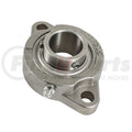 REPLACEMENT 2HOLE 1 INCH FLANGED STAINLESS STEEL AUGER BEARING FOR SALTDOGG SHPE SERIES SPREADERS