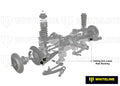 Whiteline 13-19 Subaru BRZ / 17-19 Toyota 86 Rear Trailing Arm Lower Rear Bushing Kit