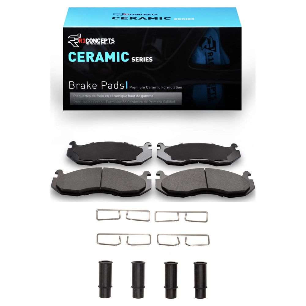 R1 96-06 Hummer H1 Front Ceramic Pads & Hardware Kit