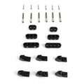 10.4 Horizontal Wire Loom Kit black