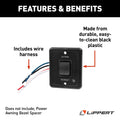 POWER AWNING SWITCH KIT BLACK
